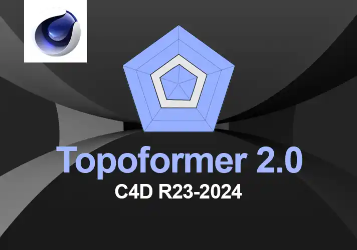 模漾网-面片控制插件-Topoformer V2.0- C4D R23-2024 Win/Mac