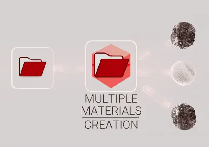 模漾网-RS渲染器-多材质生成插件-C4D-Redshift Multiple Material Creation SMC v1.3.8