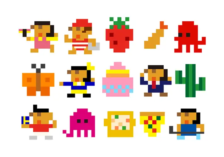 模漾网-640P-独家Switch卡通ICON头像任天堂日常元素-纹理贴图