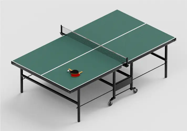 模漾网-乒乓球桌C4D模型-Table Tennis Table