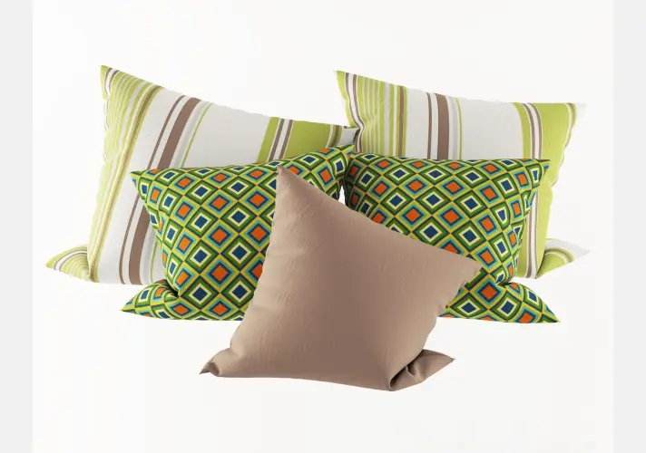 模漾网-8P-抱枕布枕靠背枕-模型集合