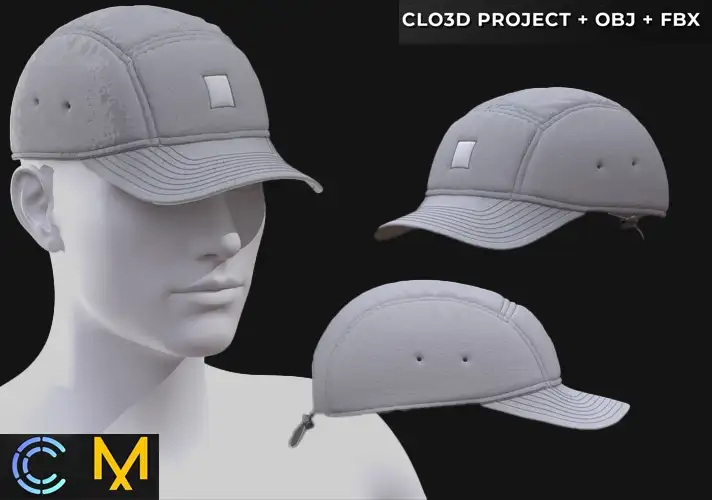 模漾网-18P-比尼帽帽针织模型集合-Hats-Caps Collection