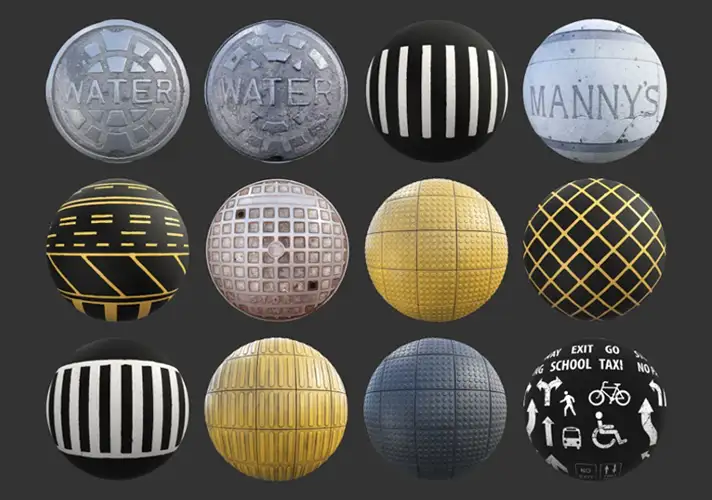 模漾网-43P-城市街道-City New York-纹理贴图