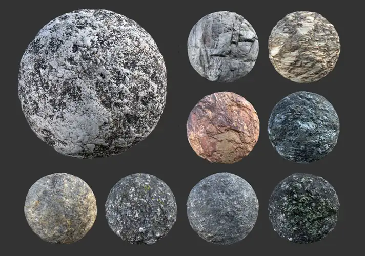 模漾网-72P-岩石-Rock-纹理贴图