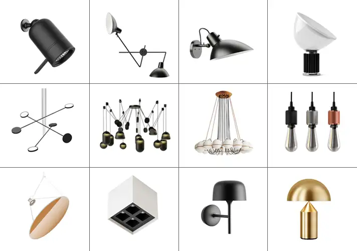 模漾网-698P-照明灯具台灯吊灯用品模型-Lighting Collection