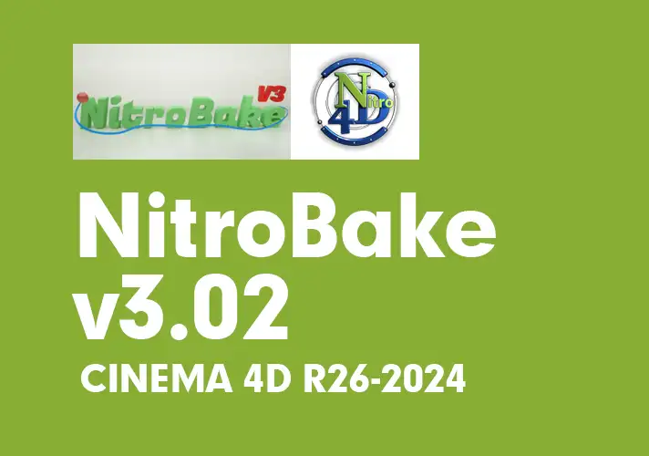 模漾网-关键帧动画烘焙插件-Nitro4D NitroBake3 v3.02 For C4D-(R26-2024 Win)