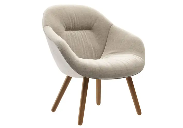 模漾网-1P-椅子木腿椅子-Aal 82 Soft Lounge Chair by Hay