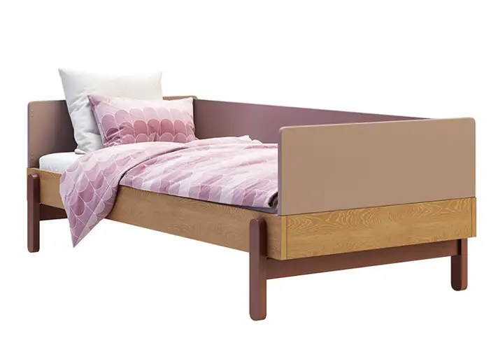 模漾网-1P-单人床儿童家具-Popsicle single bed-flexa