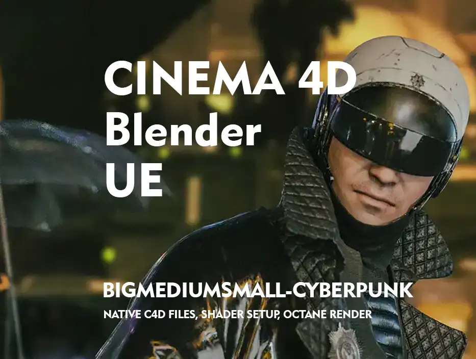 模漾网-赛博朋克建筑汽车街道模型合集-BigMediumSmall-Cyberpunk