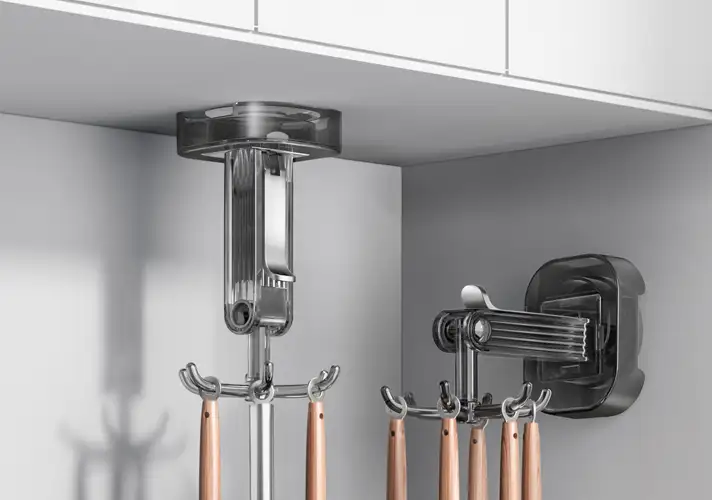 模漾网-1P-Octane-多功能厨房挂钩铲子C4D场景-工程