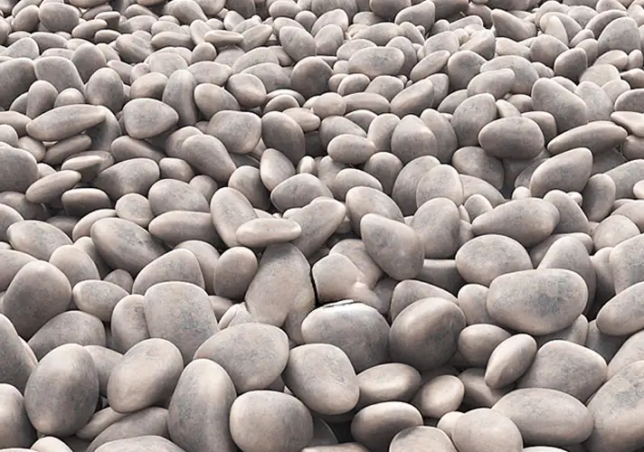 模漾网-1P-鹅卵石石滩C4D-模型