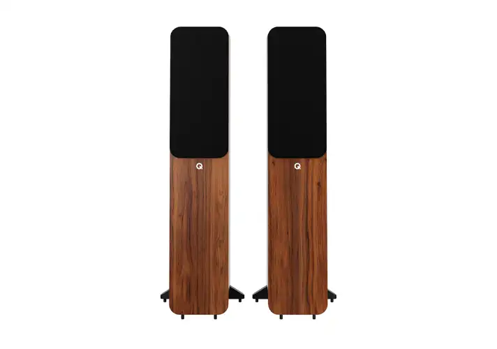 模漾网-1P-落地音箱-3050i Walnut Floor Standing Speakers by Q Acoustics