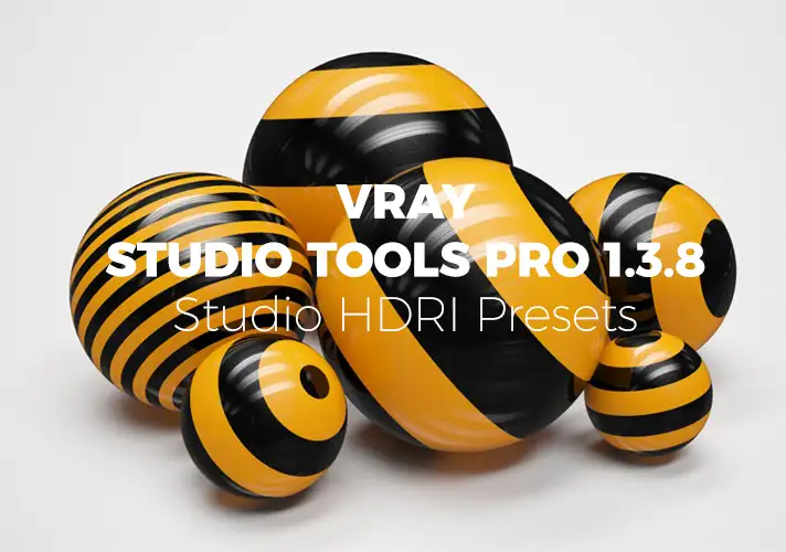 模漾网-VRay专业渲染C4D预设-Studio Tools 1.3.8 Pro