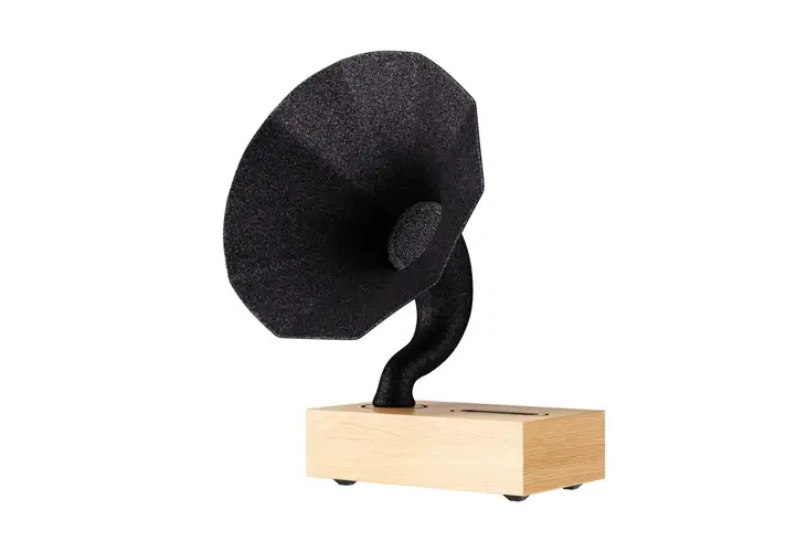 模漾网-1P-自然橡木留声机-Natural Oak Phonograph by Acoustibox