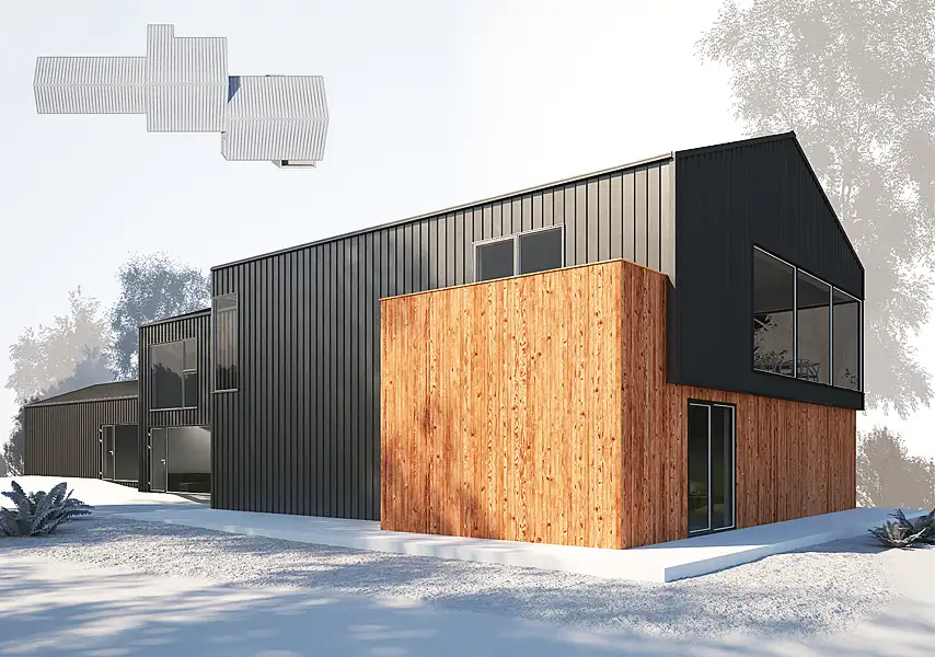 模漾网-1P-别墅建筑-木屋别墅欧式建筑模型-14 building