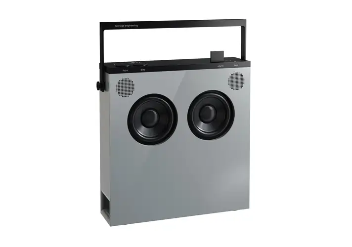 模漾网-1P-蓝牙扬声器音响音箱灰色-OB-4 Bluetooth Loudspeaker Gray by Teenage Engineering