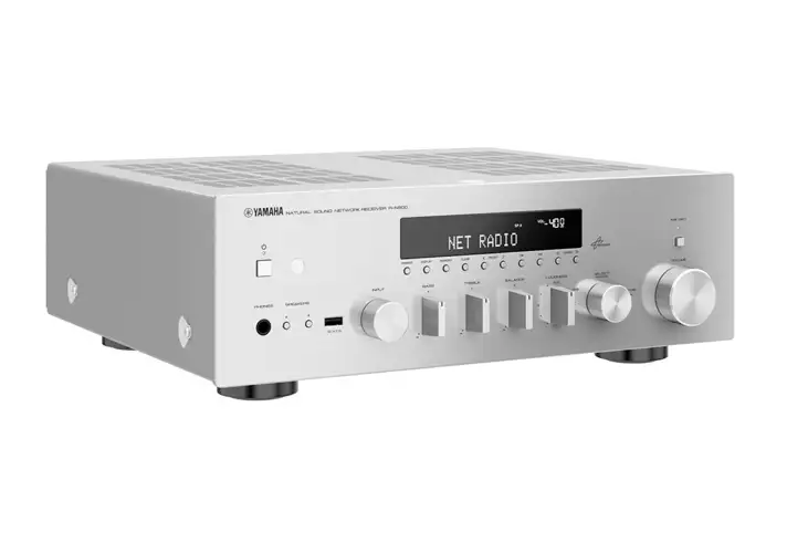 模漾网-1P-雅马哈网络接收机功放机-Receiver R-N500 Silver by Yamaha
