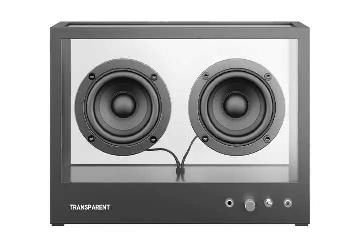 模漾网-1P-透明蓝牙音箱音响-Small Transparent Speaker by Transparent