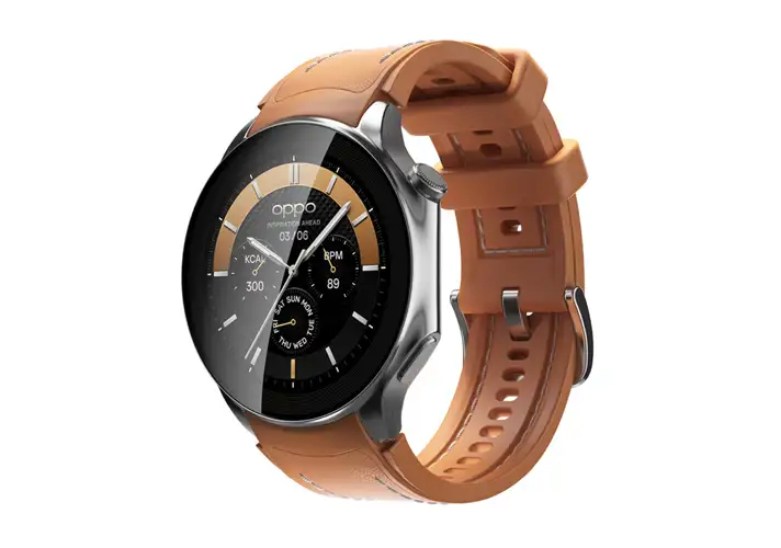 模漾网-1P-OPPO 智能手表-Watch X Mars Brown by Oppo