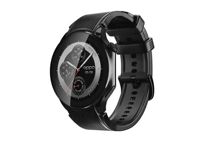 模漾网-1P-OPPO 智能手表-Watch X Platinum Black by Oppo