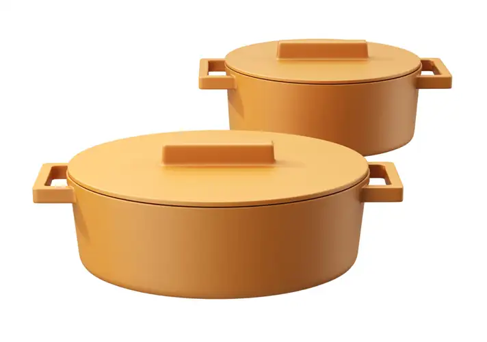 模漾网-1P-大型陶土铸锅套装-Terra Cotto Cast Pot Set Large by Sambonet