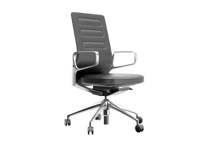 模漾网-1P- 黑色旋转办公椅-AC 5 Work Office Chair by Vitra