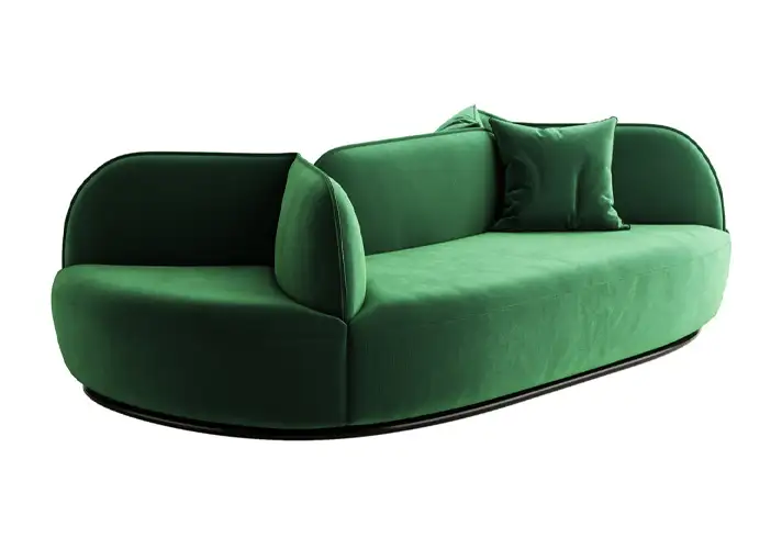 模漾网-1P- 绿色长椅沙发-La Isla Bench 257×154 by Sancal