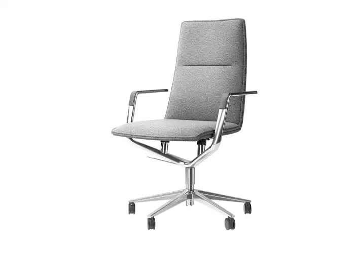 模漾网-1P- 五轮办公椅-Office Chair Sola 291 Polished by Wilkhahn