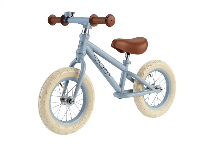 模漾网-1P-平衡自行车-Balance Bike Matt Blue by Little Dutch