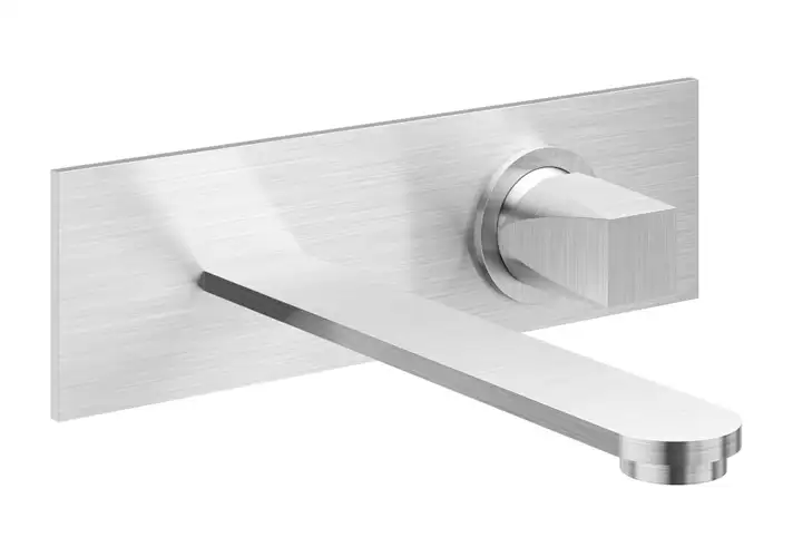 模漾网-1P-不锈钢壁挂式洗脸盆水龙头-Aline Wall-Mounted Washbasin Mixer by Rubinetterie Frattini