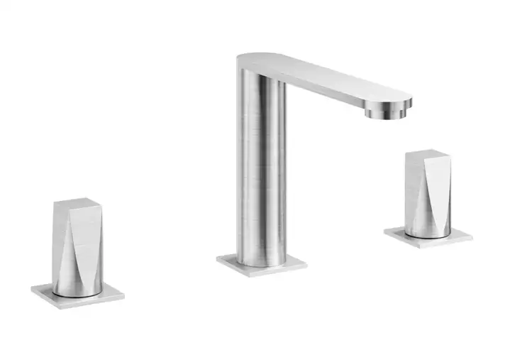 模漾网-1P-不锈钢水龙头-Aline Washbasin Tap by Rubinetterie Frattini