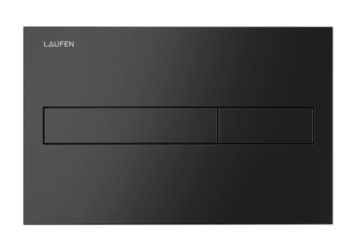 模漾网-1P-黑色双冲水面板-AW1 Dual Flush Plate by Laufen