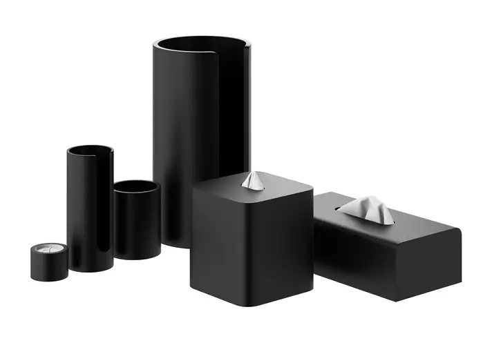 模漾网-1P-黑石浴室配件-Black Stone Bathroom Accessories by Decor Walther