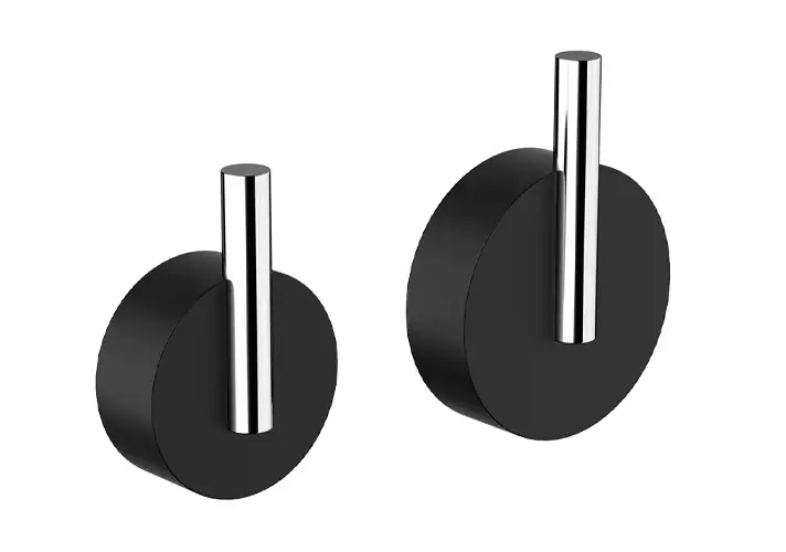 模漾网-1P-装饰黑石挂钩-Black Stone Hook by Decor Walther