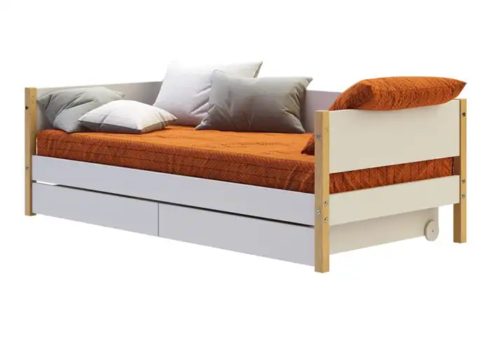 模漾网-1P-沙发-Nor Daybed with Drawers 90x200cm by Flexa