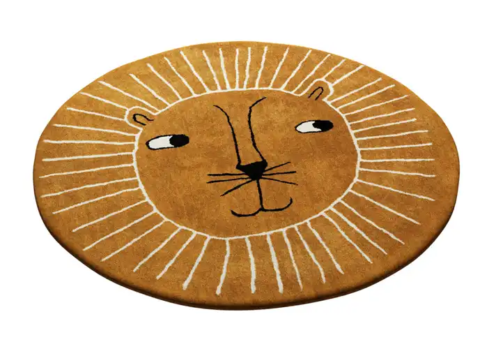 模漾网-1P-狮子地毯-Lion Rug by Oyoy