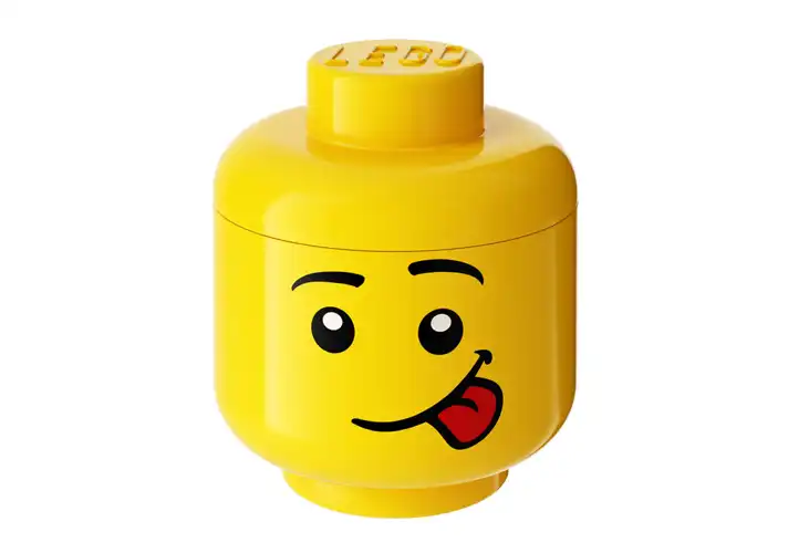 模漾网-1P-乐高存储头-Silly Small Storage Head by Lego