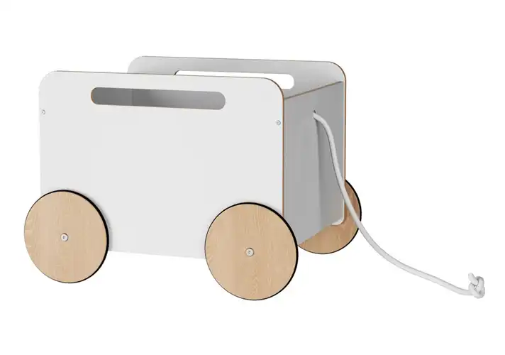 模漾网-1P-带车轮玩具箱-Toy Chest On Wheels by Ooh-Noo
