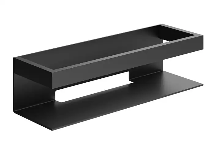 模漾网-1P-黑色简约淋浴架-Contract Shower Rack by Decor Walther