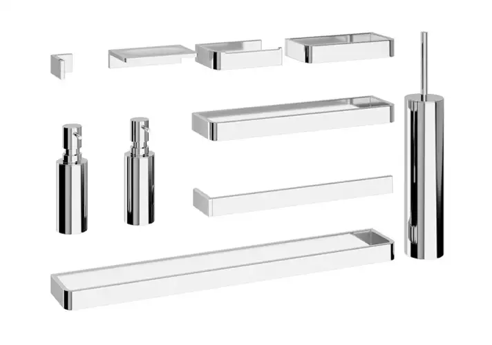 模漾网-1P-金属深色浴室配件用品-Deep Bathroom Accessories by Mg12