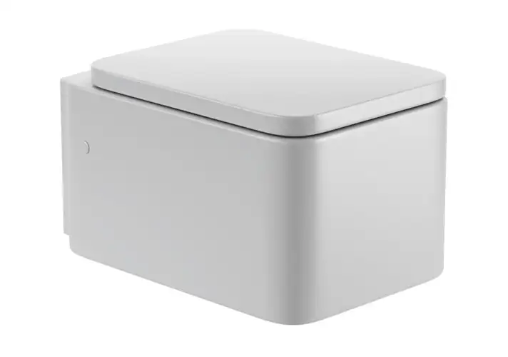 模漾网-1P-陶瓷壁挂式智能马桶-Element Wall-hung WC by Roca