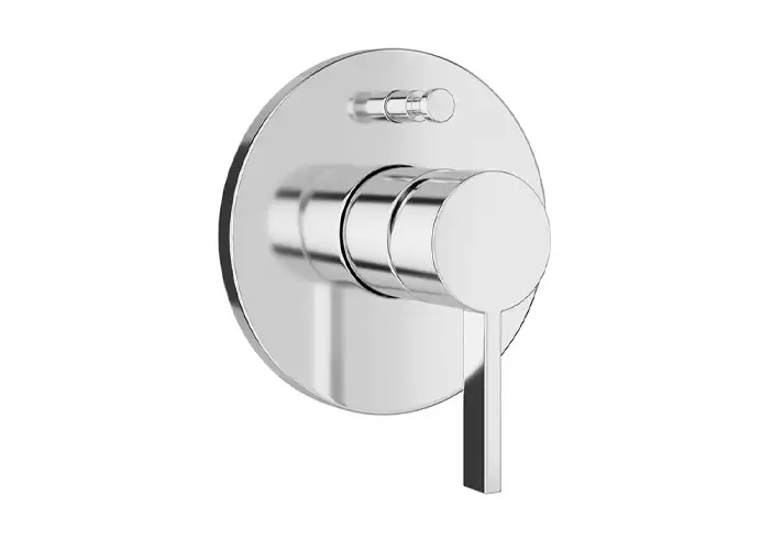 模漾网-1P-金属隐蔽式单杆浴缸龙头带分流器-Kartell Concealed Single Lever Bath Mixer With Diverter by Laufen