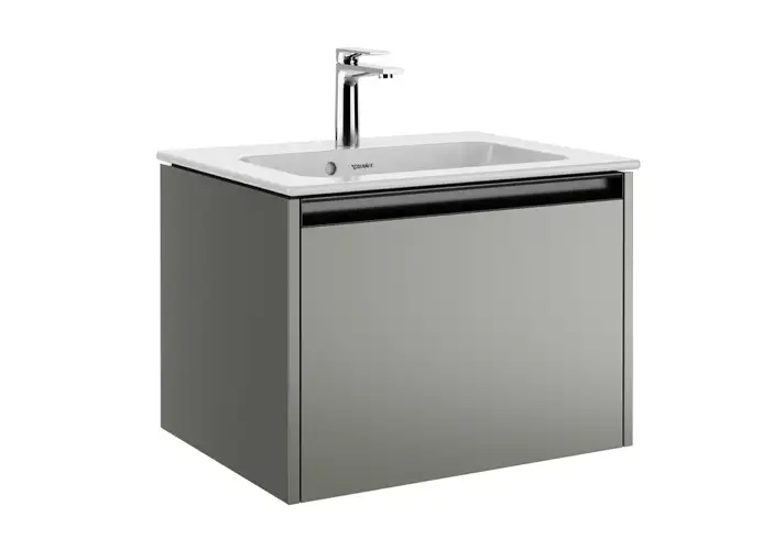 模漾网-1P-水龙头单台面浴室柜-Ketho 2 Single Vanity Unit 63 by Duravit