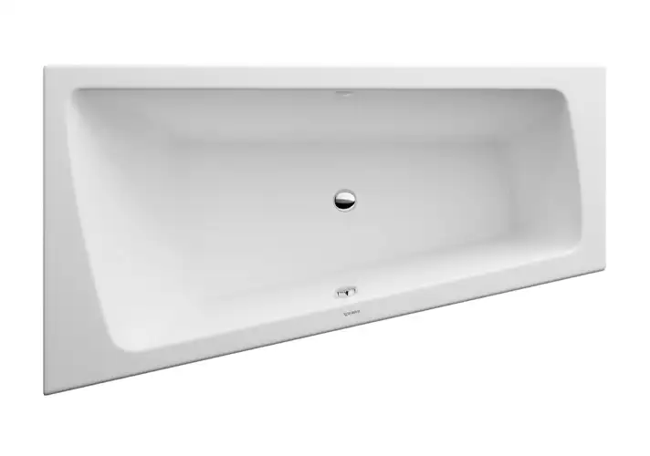 模漾网-1P-带单靠背斜坡的浴缸-Paiova Bathtub With One Backrest Slope by Duravit