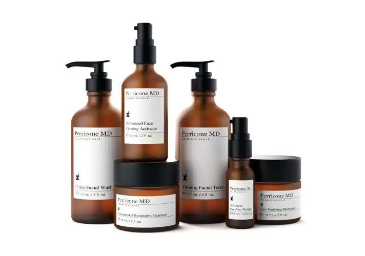 模漾网-6P-裴礼康手压式瓶装护肤套装-Skincare Set by Perricone