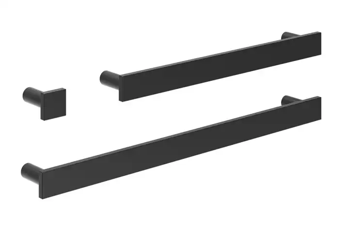 模漾网-1P-毛巾架和挂钩-Stone Towel Rail and Hook by Rexa Design