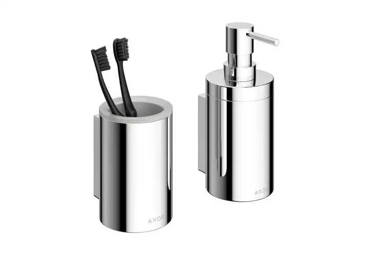 模漾网-1P-UC牙刷架和皂液器-UC Toothbrush Holder and Soap Dispenser by Axor