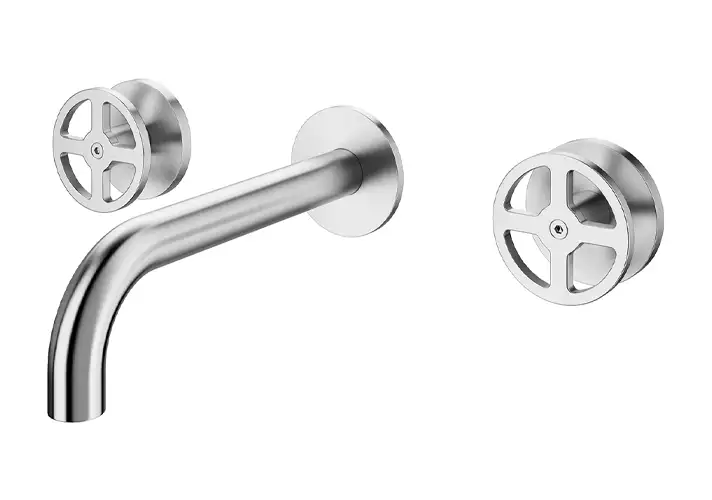 模漾网-1P-不锈钢壁挂式水龙头套装-Valvola02 Wall Mounted Mixer 20 by Quadrodesign