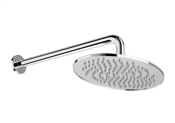 模漾网-1P-劳芬壁挂式椭圆形花洒头-Wall Oval Rain Shower Head 226 x 346 mm by Laufen
