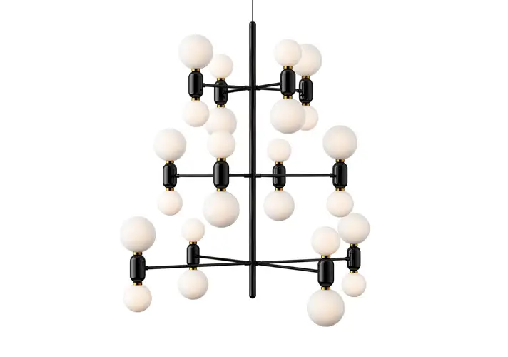 模漾网-1P-Aballs吊灯-Aballs Chandelier 12 by Parachilna